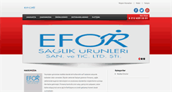 Desktop Screenshot of eforsaglik.com